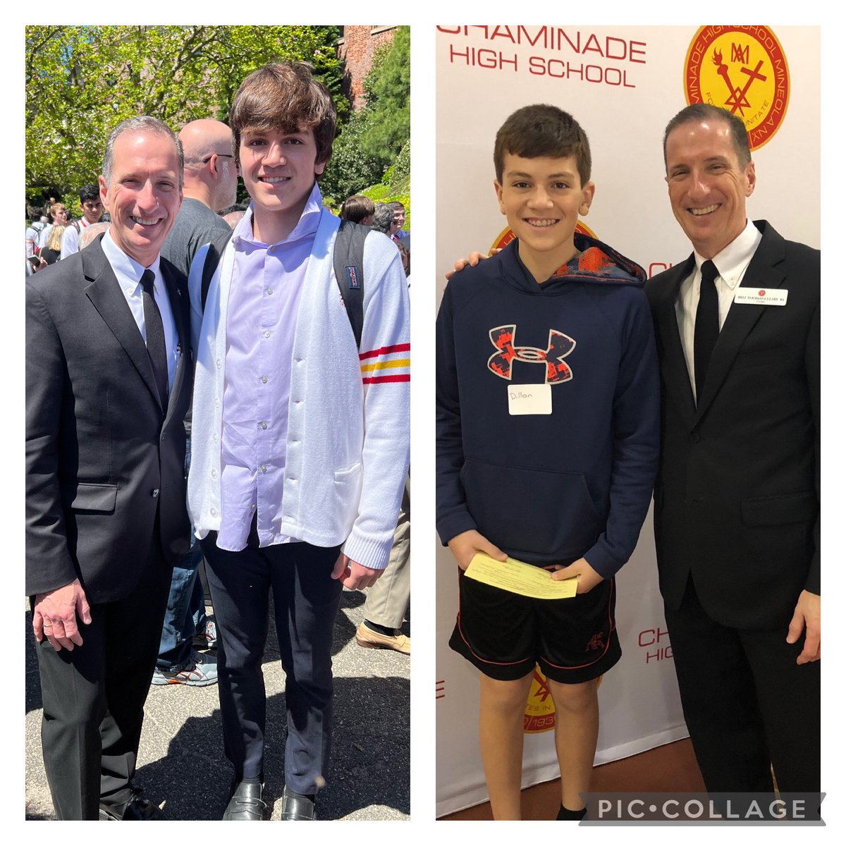 mysupersix's tweet photo. When did this happen? What a great day celebrating Senior Walk Out day! @Chaminade_HS https://t.co/bNV8xhpyNu