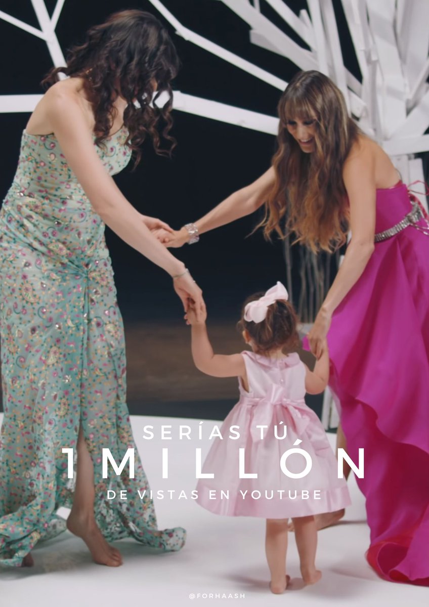 ForHaAsh's tweet photo. #SeríasTú acaba de llegar al millón de vistas en YouTube, ¡Felicidades @haashoficial! 🤍

sigan reproduciéndola 👉🏼 https://t.co/afIh0v5xu6 https://t.co/Qv7s4gQvNE