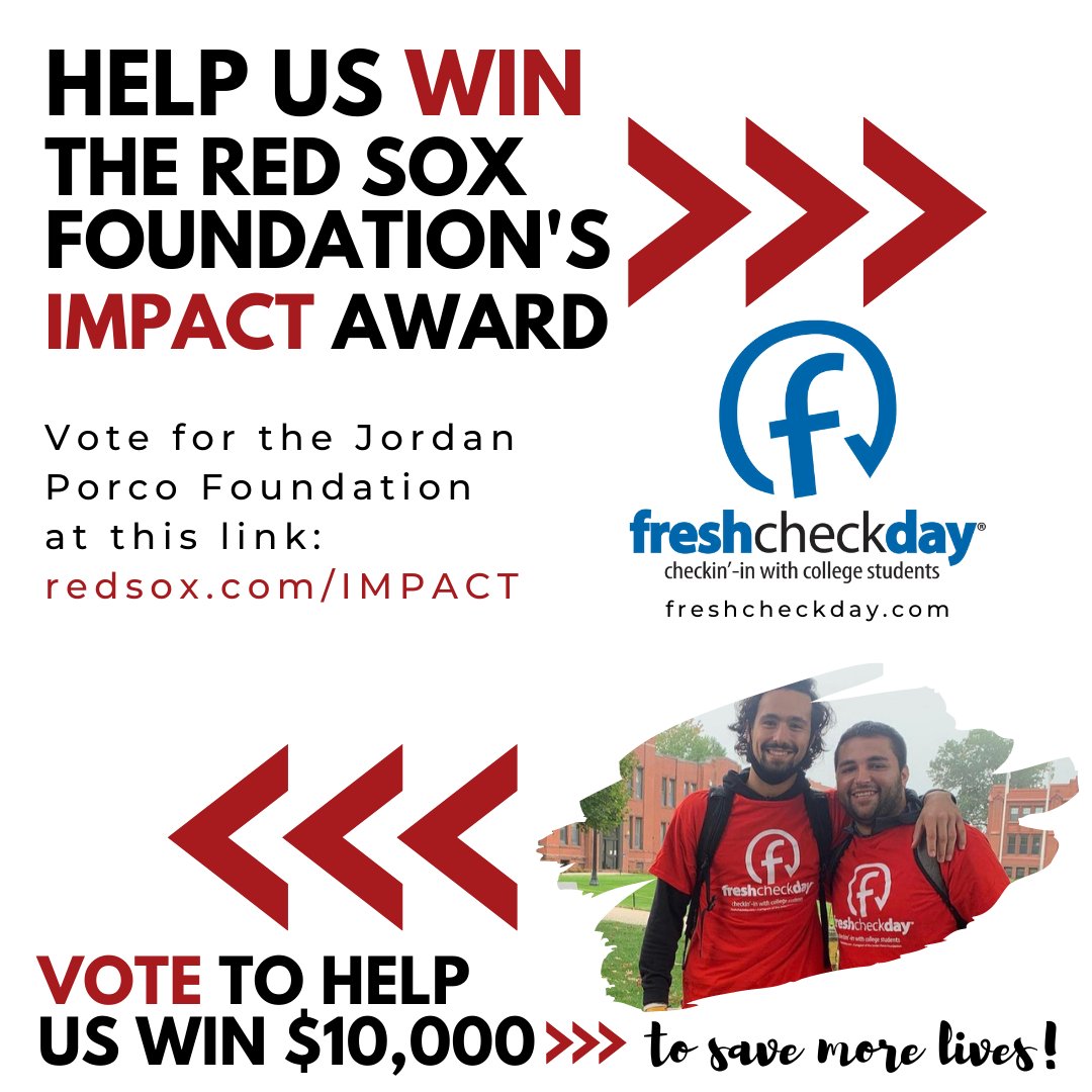 Fresh Check Day (@freshcheckday) on Twitter photo BATTER UP! Vote now to help JPF win $10,000! - mailchi.mp/rememberingjor… BATTER UP! Vote now to help JPF win $10,000! - mailchi.mp/rememberingjor…