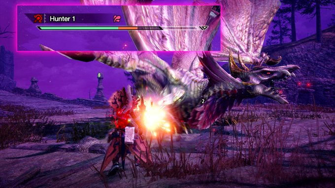 Mhrise メルゼナの一部の攻撃を受けると 劫血 ごうけつ やられ 状態になる模様 体力が徐々に減っていくが 攻撃を当てることで回復できる モンハンライズ サンブレイク モンハンライズ サンブレイク2chまとめ速報 Mhrise攻略