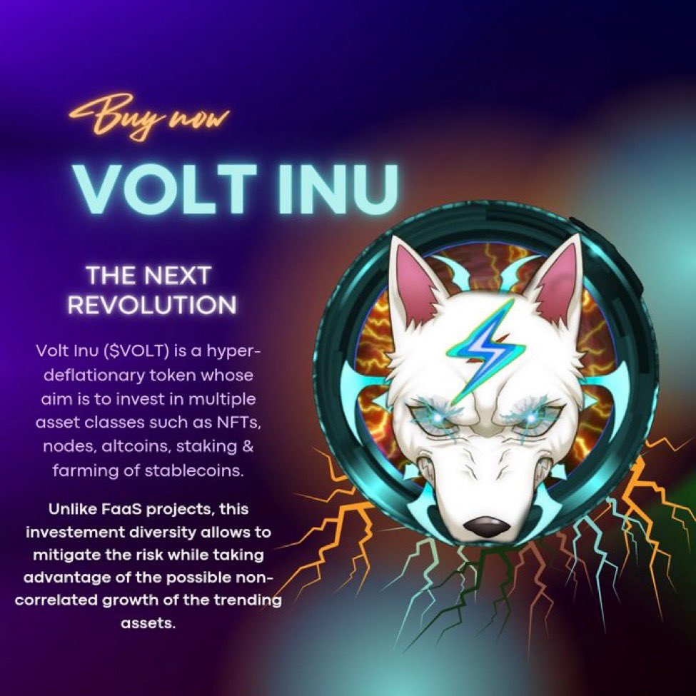 dragonking_og's tweet photo. If you don’t hold $VOLT or you do and know what’s coming. NOW is your chance, the fiat world will adjust to digital assets eventually and you want to be in the front seats 💺 @VoltInuOfficial @TheGen35 @pablo_cro @Crypto_Veiga  @mrsandman996 @CryptoChick06 https://t.co/Ovb0eUCaiu