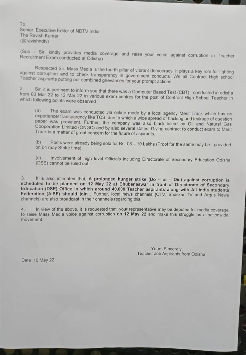 PK37978380's tweet photo. #We_want_CBI_Inquiry
#Odisha_CBT_Exam_Scam
#Odisha_IAT_Exam_Scam
#Ban_MERITTRACK_In_Odisha
#Strong_Action_Against_Corrupted_Aspirants_And_Officer
@ndtv
@ravishndtv
@IndiaToday 
@ndtvfeed 
@republic 
@dna 
@dpradhanbjp 
@OfficeDp 
@SMEOdisha 
@MoSarkar5T 
@bada_khabar 
@OJTAA1 https://t.co/VuUSSjoVeO