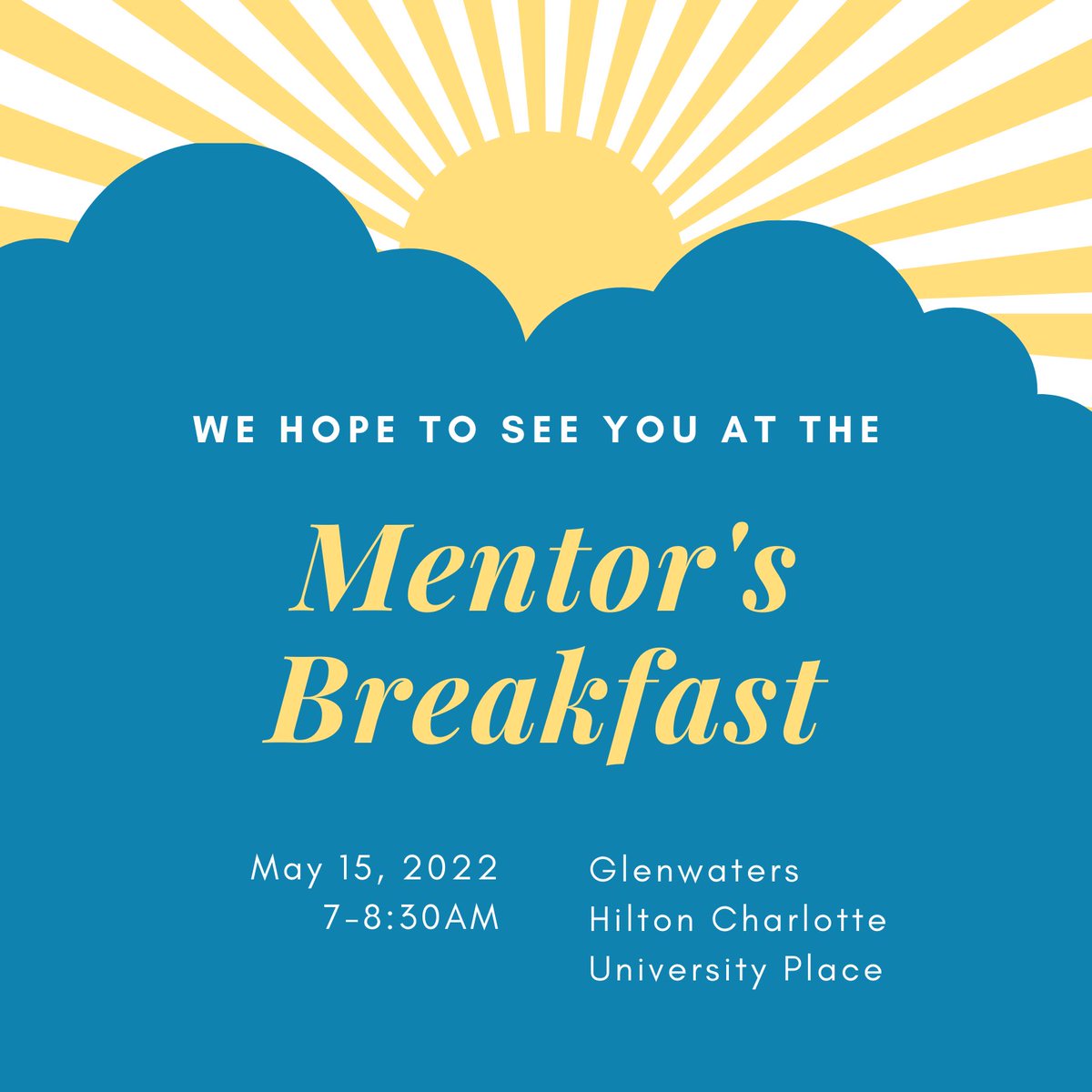 MAATA_Students's tweet photo. Join us Sunday morning for the Mentors Breakfast. This time can be used to meet and network with various AT’s within the profession! https://t.co/lQY0sUur76