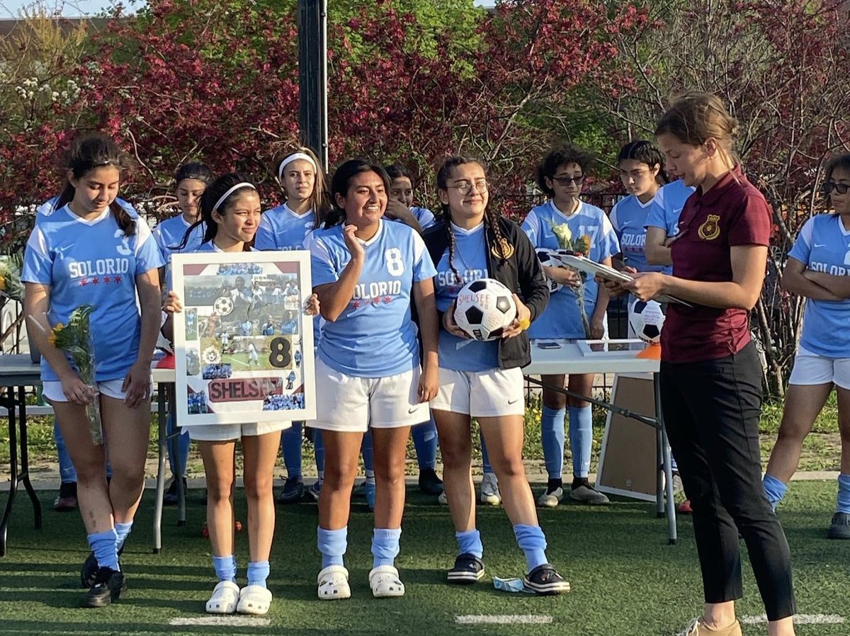 SolorioSoccer's tweet photo. It was a fun night celebrating our seniors &amp; value they've added to our lives over the last 4 years. Thank you for your leadership, dedication, strength &amp; humor. We ♥️ you #ClassOf2022 &amp; can't wait to watch you continue to grow in the next leg of your journey 🌞⚽️🎓 #SolorioFam https://t.co/iRwsdA8vFl