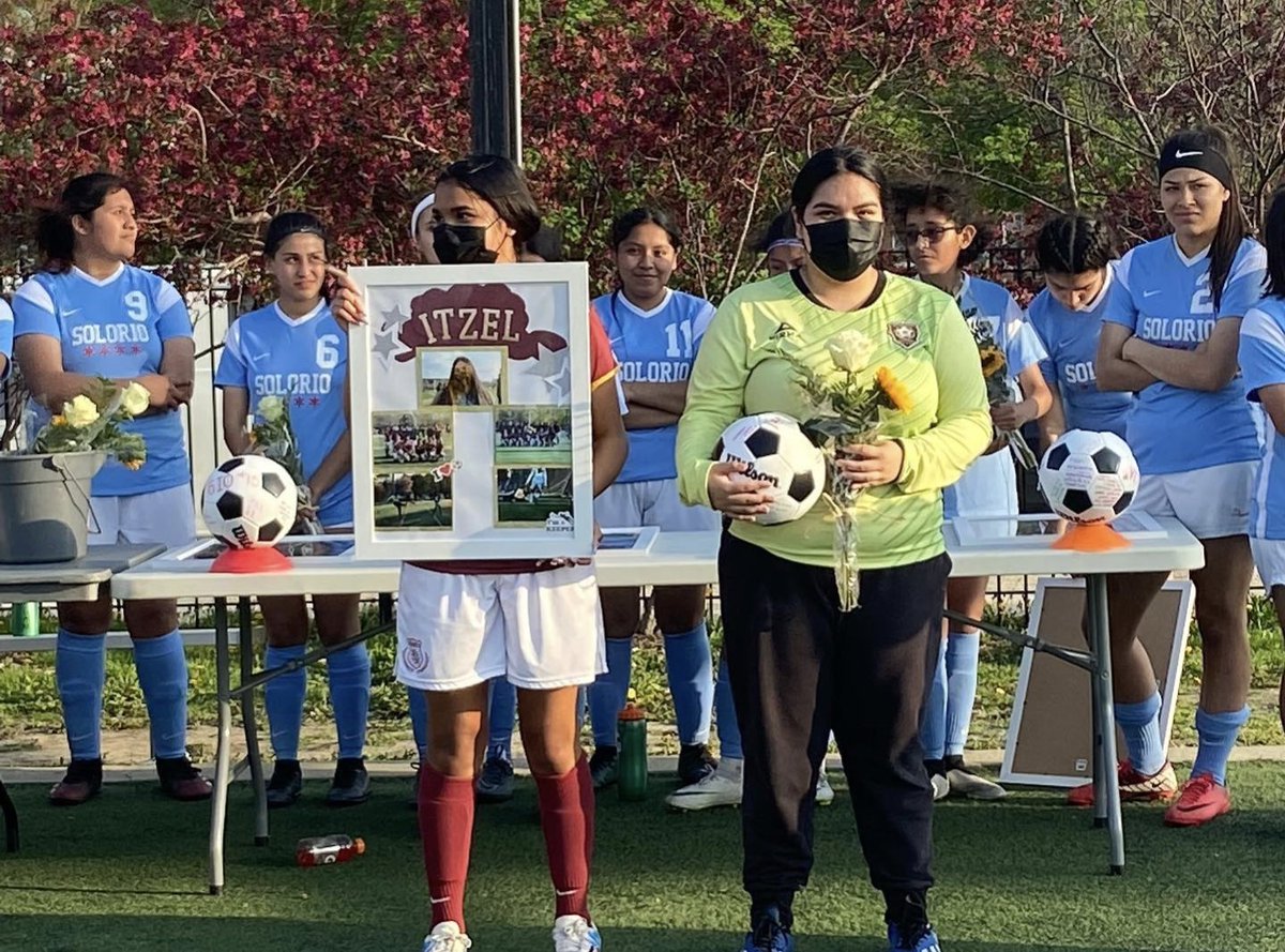 SolorioSoccer's tweet photo. It was a fun night celebrating our seniors &amp; value they've added to our lives over the last 4 years. Thank you for your leadership, dedication, strength &amp; humor. We ♥️ you #ClassOf2022 &amp; can't wait to watch you continue to grow in the next leg of your journey 🌞⚽️🎓 #SolorioFam https://t.co/iRwsdA8vFl