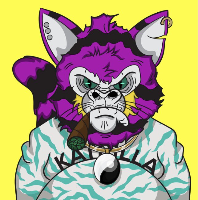djbeniboom's tweet photo. #KatRilla Limited Edition Art Collab between @kushkatz420 X @AngryGorillaCB  is growing by the day #WhoWantsOne https://t.co/esoBXLHU2m