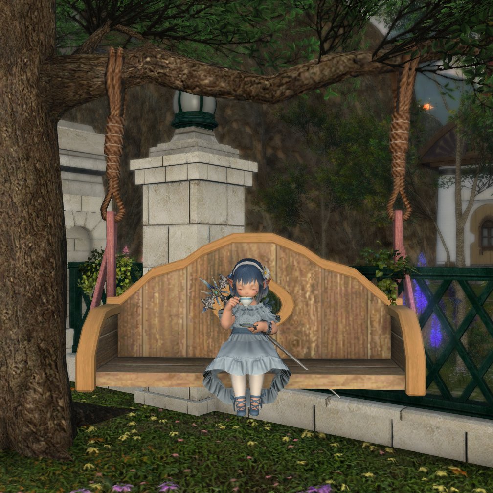 Midgettes's tweet image. They might be drinking tea... but rest assured I am drinking coffee!

#FFXIV