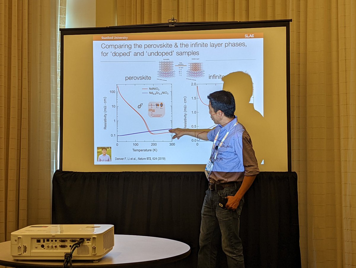 At the MRS meeting learning about Nickelates