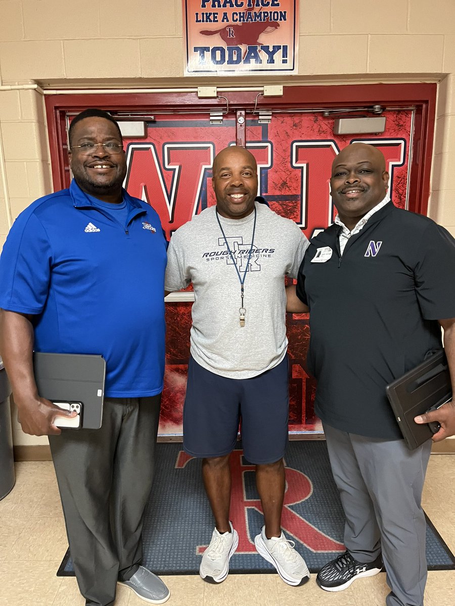 Great visiting with <a href="/NUFBFamily/">Northwestern Football</a> and <a href="/TulsaFootball/">Tulsa Football</a> today! Thank you  <a href="/DSpringd/">Dennis Springer</a>  and <a href="/JesseowJ/">J.Dubs</a> for recruiting our Rough Riders! Great day to be young and a Rough Rider!
#recruitRIDERs #VeltNation <a href="/WeAreTRHS/">Theodore Roosevelt High School - NEISD</a> <a href="/EWMS_athletics/">Ed White Athletics</a> <a href="/BoysKrueger/">Krueger Boys Athletics</a> @WoodWranglers