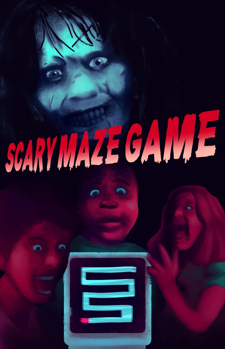 Gummy_Skulls's tweet image. scary maze game // rotate and roll tribute pieces i did for the @FlashBash_  event!!