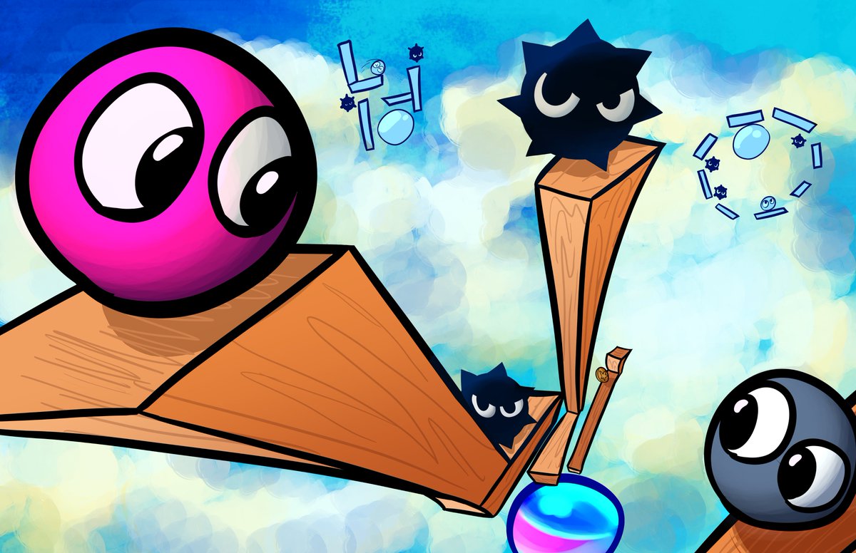 Gummy_Skulls's tweet image. scary maze game // rotate and roll tribute pieces i did for the @FlashBash_  event!!