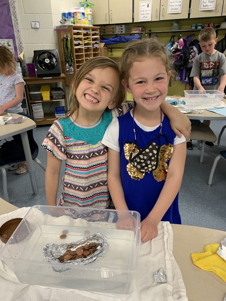 Our first grade students virtually collaborated with third grade students from Clarion in today's FLOAT YOUR BOAT  Kick off of Remake Learning Days! The STEM challenge was to build a boat that could hold the most pennies! #RemakeDaysNWPA   #DiscoverED