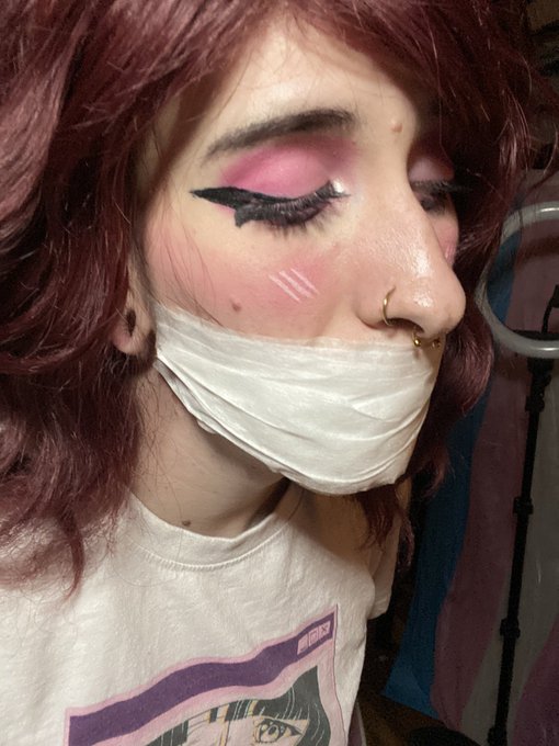 Egirl taped up&hellip;? Anyone looking for some fun? ;3 #account #Nsfwtwt #nsfwtwtﾟ #sexy #egirlaesthetic #gagged<a href="/tag/sexy"class="tags"><span>#sexy</span></a><a href="/tag/account"class="tags"><span>#account</span></a><a href="/tag/gagged"class="tags"><span>#gagged</span></a><a href="/tag/tapegag"class="tags"><span>#tapegag</span></a><a href="/tag/transgirl"class="tags"><span>#transgirl</span></a><a href="/tag/nsfwtwt"class="tags"><span>#nsfwtwt</span></a>