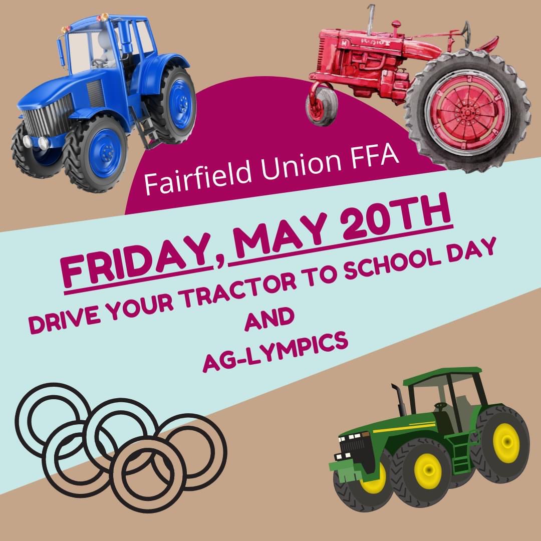 Get your tractors shined up and ready! #ruralohio #ffa #FUffa #FalconPride