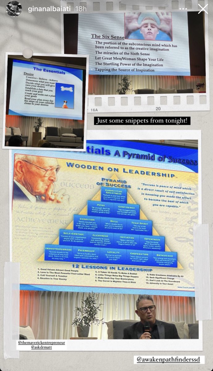 AwakenExposed's tweet photo. Omg these “little nuggets” are so embarrassing. First of all- those slides are the busiest and most incoherent things I’ve ever seen- and the information? The top two slides literally mean NOTHING. Same with the second picture- it’s all incoherent useless information. #deepity https://t.co/LSEoTgd58h