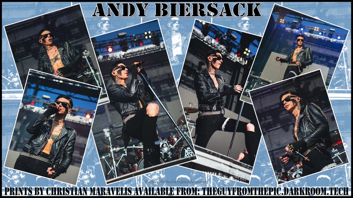 bvbfansworld's tweet photo. These AMAZING shots of @andyblack taken during @blackveilbrides set at #EDBD 04/23/22 Orlando, FL by Christian Maravelis/@Theguyfromthpic are available to order as Lustre Paper framed/unframed prints or on metal or canvas in various sizes from: https://t.co/Na7Xtttabt 💀 🎶 🆎 https://t.co/sNwMO2WtUU