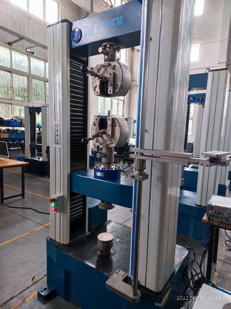 sinotestmachine's tweet photo. Come to the factory for the #tensiletest with #SINOTEST.
Under the action of the max. force that the sample can bear, #yieldstrength, #tensilestrength, and #elongation after #fracture are important criteria to check whether it's #qualified.
#testingmachine #testing #Materials https://t.co/wKMExrzLUO