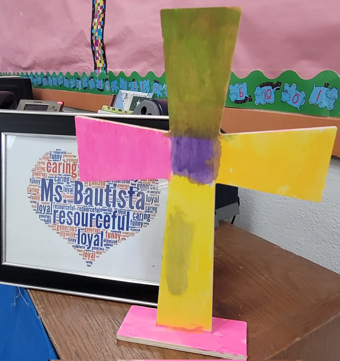 This morning while I was making sure everything was set for our STAAR , one of my students tells me "Mrs. I made this for you ".  When I saw what it was , it warmed my heart and brought tears to my eyes.  It was a beautiful affirmation of "This is MY WHY I teach"