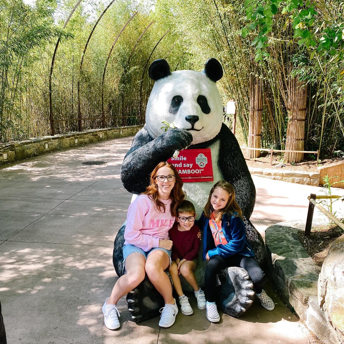 lauratnelson's tweet photo. We went to the zoo today and the highlight was how many compliments I got on my sweatshirt. Also my kids were there. https://t.co/KhBiTpkP3g