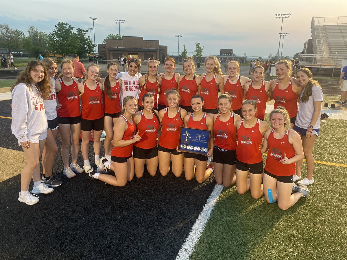 🏆 2022 Hoosier Heritage Conference Champions 🏆

Anyone who ever said that track &amp; field is not a team sport… they never got to be a part of a team like this.

#TEAM
#WhateverItTakes
#DragonFire🔥
#NewPalProud