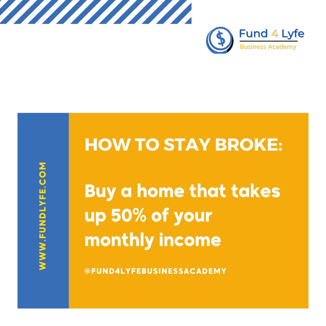 fund4lyfe's tweet photo. To stay on the safe side, we recommend home buyers aim to keep their total monthly housing payment, including taxes and insurance to no more than 28% of their take-home income. https://t.co/khNb3zXbfs