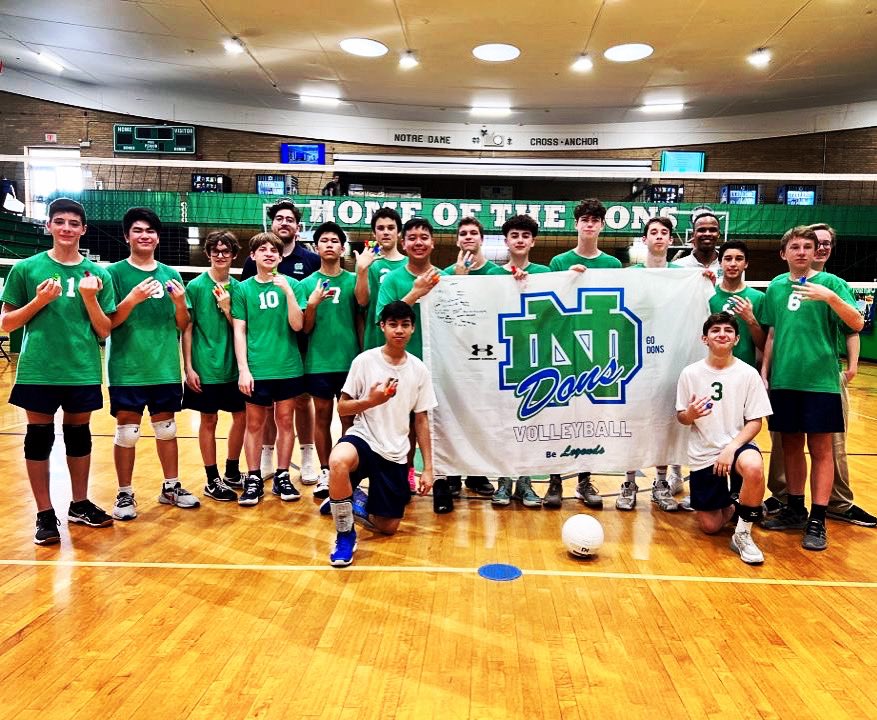 2022 UNDISPUTED ESCC CHAMPS 💍 The rookies defeat Saint Patrick at home to solidify an undefeated conference season. What a way to start their NDVB careers! #Culture #TheFuture