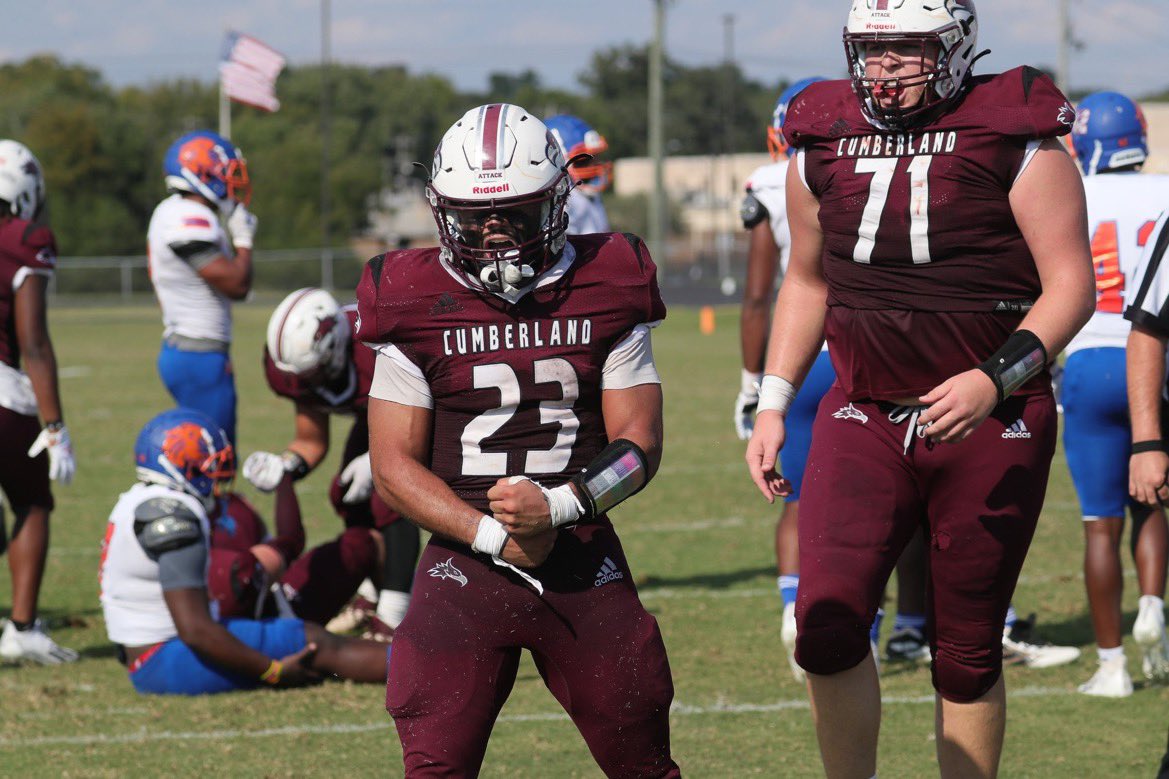 After a great conversation with <a href="/CoachHigginson/">Brad Higginson</a> I am blessed and excited to receive my first offer from <a href="/CumberlandFB/">Cumberland University Football</a>.  <a href="/MJGOLDENBEARFB/">MT. JULIET FOOTBALL</a> <a href="/shaeeflatt/">Shaee Flatt</a> <a href="/CSmithScout/">Chris Smith</a> #RI23UP #FlyWithThePhoenix