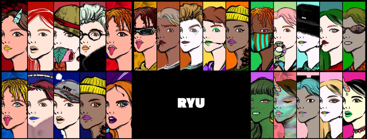 RYU_NFT_JP's tweet photo. 発売前の”RYU COLLECTION ”をチラ見せ🪞⚜️

あなたのムードにぴったり合うファッショナブルなアイコンを見つけてね🫧

❤️‍🔥プロフィールからoUr Discordへ🏄🏼
❤️‍🔥@RYU_NFTGALLERY 
     👆ピン留めRTでホワイトリストプレゼント中

#NFTCommunity 
#nftsneakpeak https://t.co/W7v99MZPO9