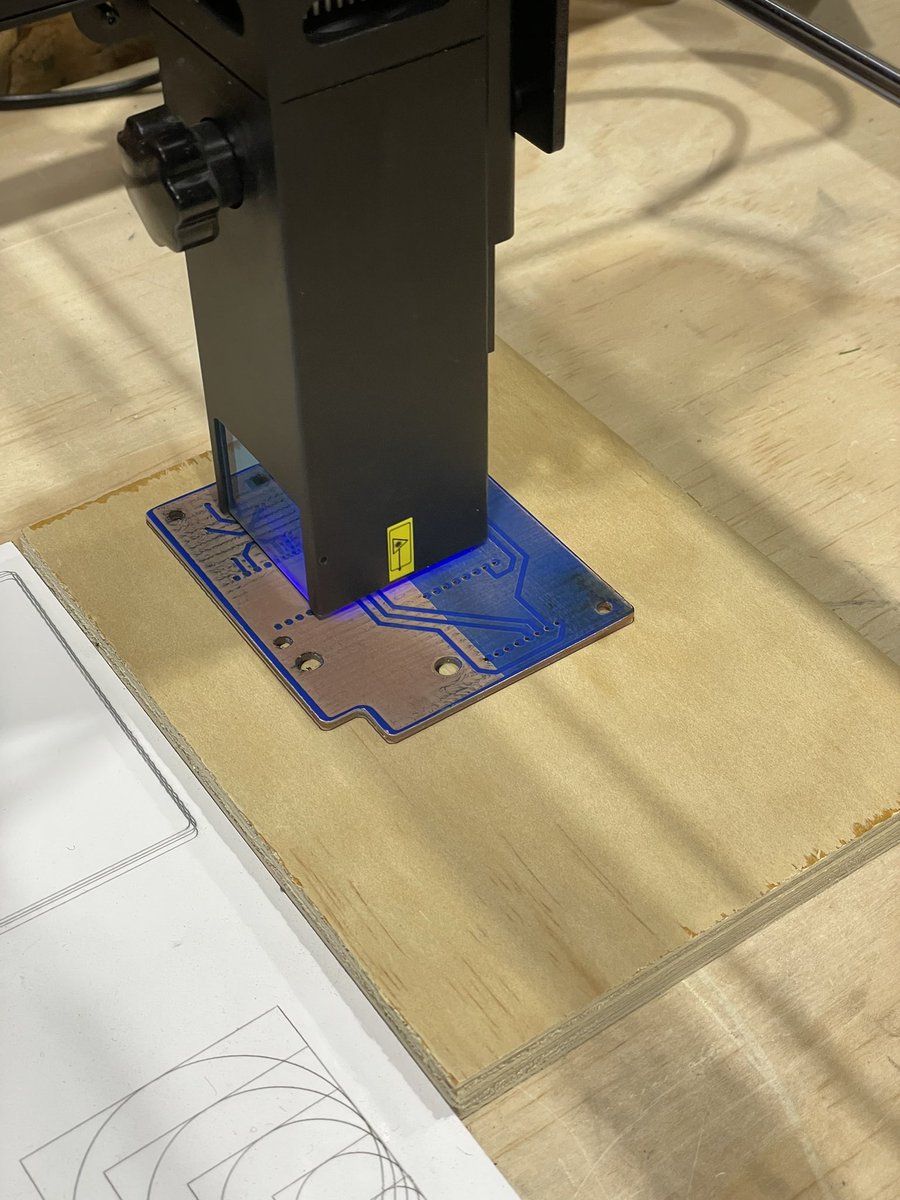 CMDannCA's tweet image. Working with our new laser in the lab #laseretching #pcbmaking