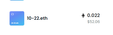 DigitDayClub's tweet photo. 10-25.eth & 10-22.eth sold for 0.022 ETH #DigitDayClub 👀 https://t.co/D4BegUm26o