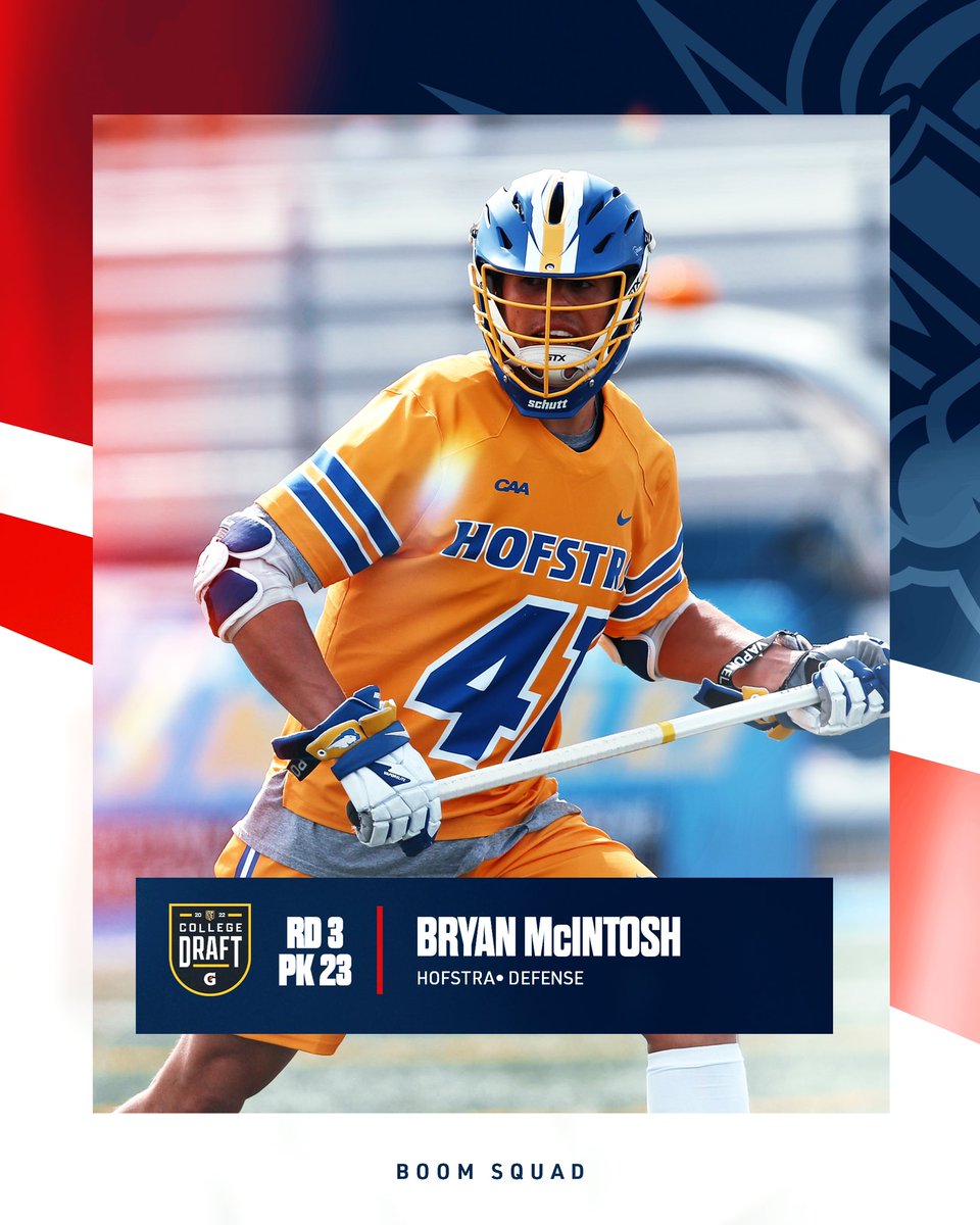 PLLCannons's tweet photo. Locked and LOADED! 💣💥

With the 23rd pick, we have selected Bryan McIntosh. #BoomSquad https://t.co/uCNKrE2dlR