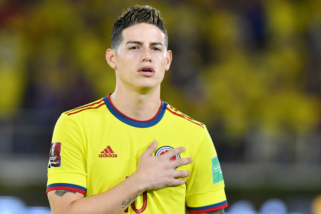FabrizioRomano's tweet photo. James Rodriguez confirms his plan to return to European football: "The transfer market will open soon, we'll see - returning to the élite football is a serious possibility, let's see who wants my left foot again!". @PSierraR 🇨🇴 #transfers 

James is ready to leave Al Rayyan soon. https://t.co/9OI5gfapRH