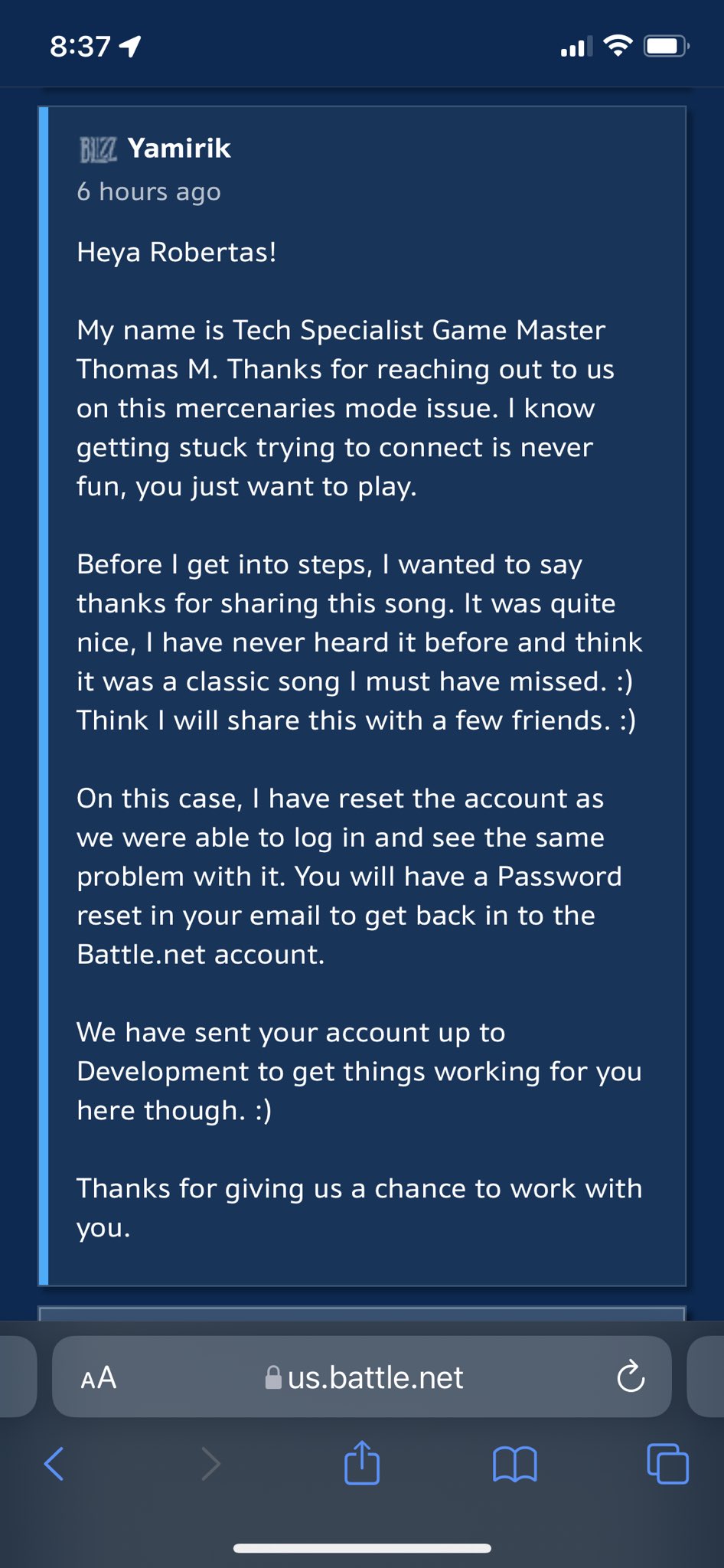 2 pic. I Rick rolled a @Blizzard_Ent GM and I loved his reaction. I can only hope he shared it around the office. #Hearthstone #Blizzard https://t.co/6VhMq6DhUw