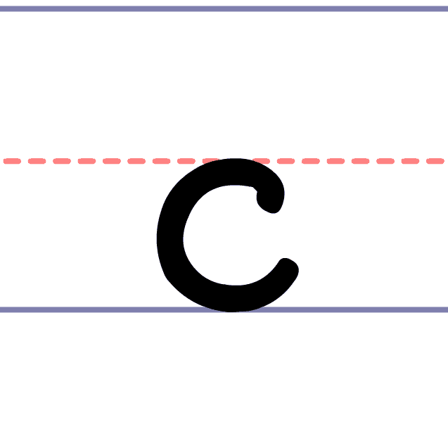Pencil pete on twitter how to write a lowercase c free handwriting