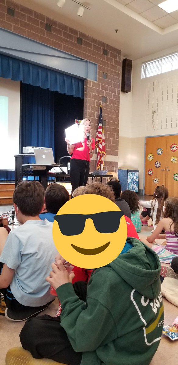 joneslibmedia's tweet photo. FKES really enjoyed having author, Monica Stoltzfus come and speak with our students about writing. Students had notebooks in hand from FKESPTA when Monica gold them how to get writing ideas. Students also chose a book from the FKES Bookstore! Great night! @fkes @MonicaStoltzfus https://t.co/EwCruSPlYM