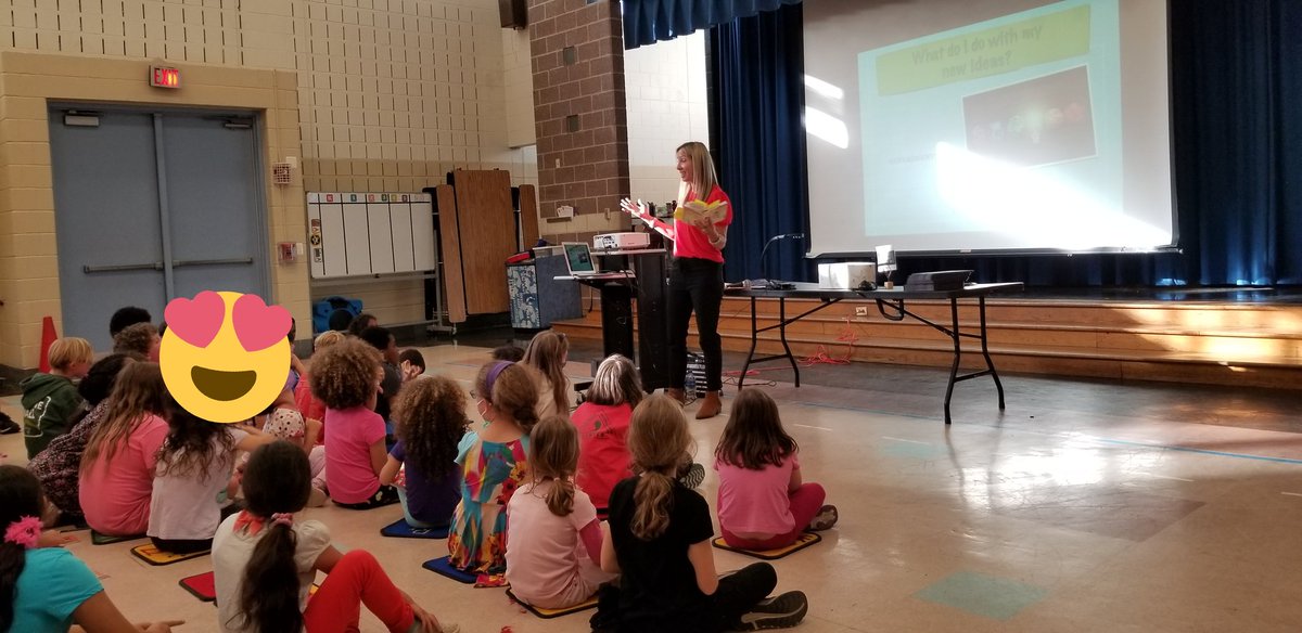 joneslibmedia's tweet photo. FKES really enjoyed having author, Monica Stoltzfus come and speak with our students about writing. Students had notebooks in hand from FKESPTA when Monica gold them how to get writing ideas. Students also chose a book from the FKES Bookstore! Great night! @fkes @MonicaStoltzfus https://t.co/EwCruSPlYM
