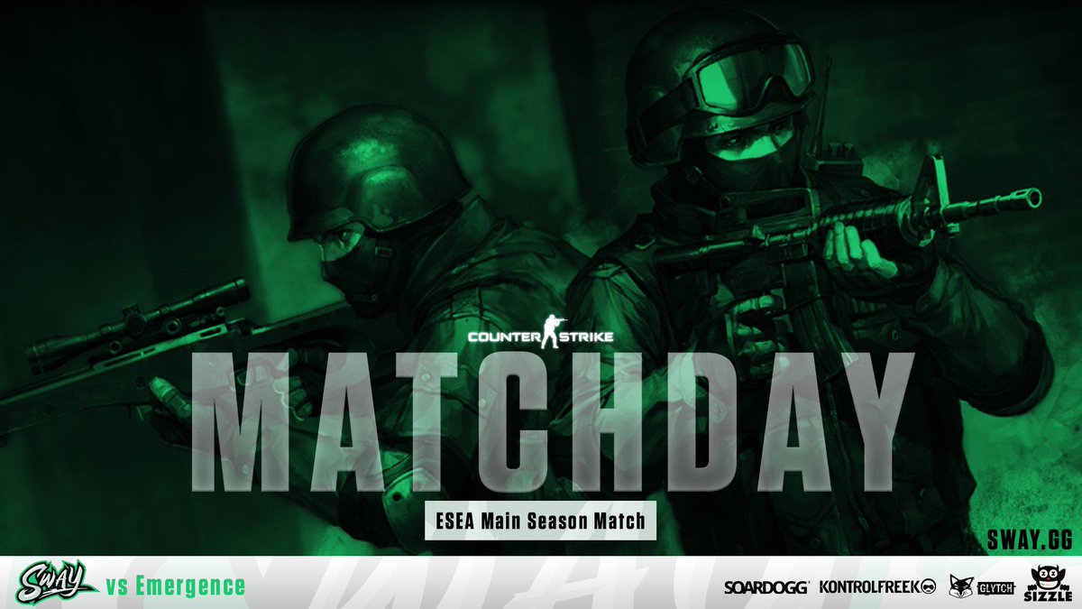 SwayGG's tweet photo. Looking to turn it around tonight!
Our Counter Strike team is back at it with their 5th match of the season after 2 tough matches last week.
vs: "Emergence"
🕙: 10 pm est
🖥: https://t.co/4Iai7zPpsY
#SwayCS | #OurSway https://t.co/2bz9itVK96