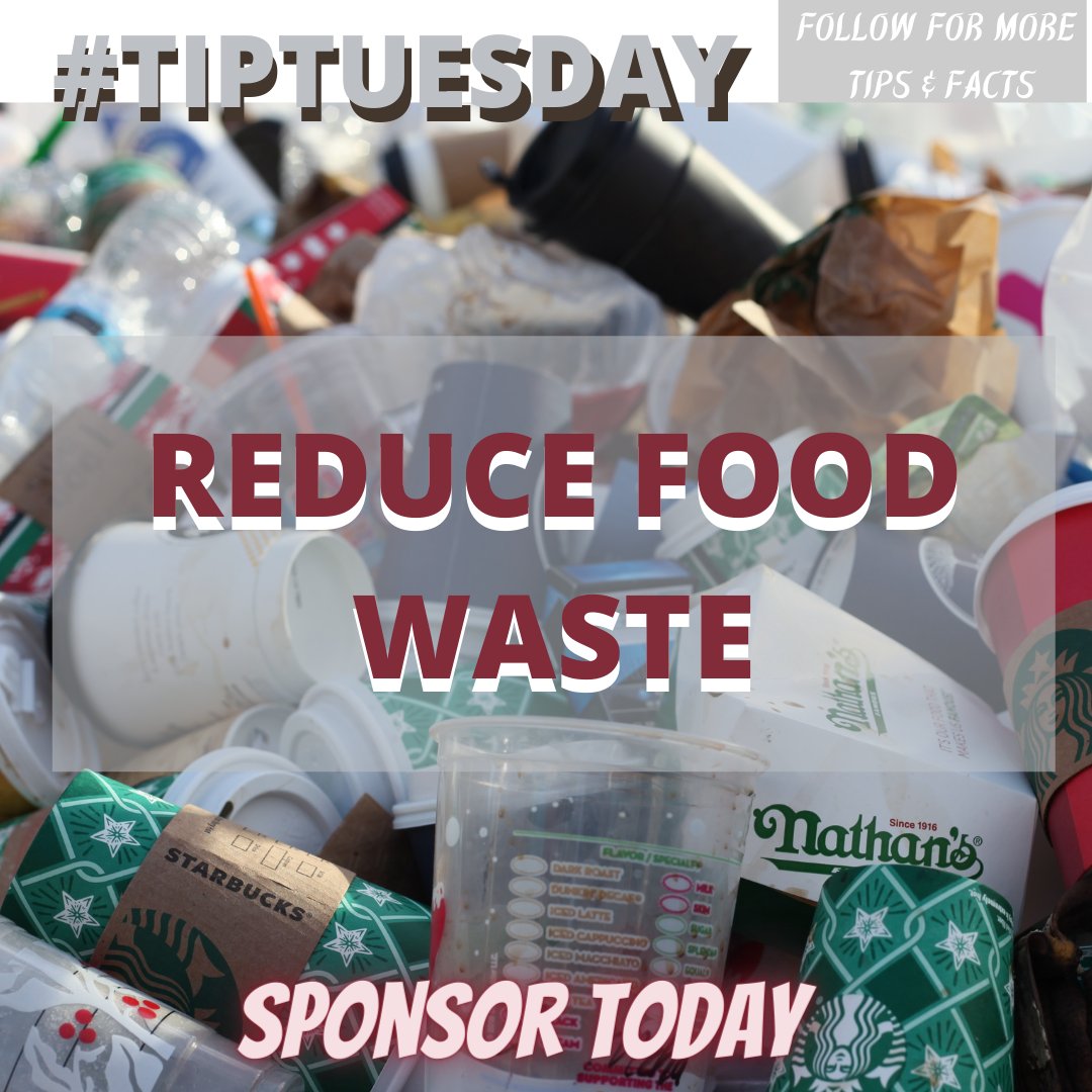 WellPlanetPro's tweet photo. #TipTuesday Reducing the amount of food you waste helps with saving the planet. #wellplanetpro #getinvolved #reuse https://t.co/kTc3noRrI3