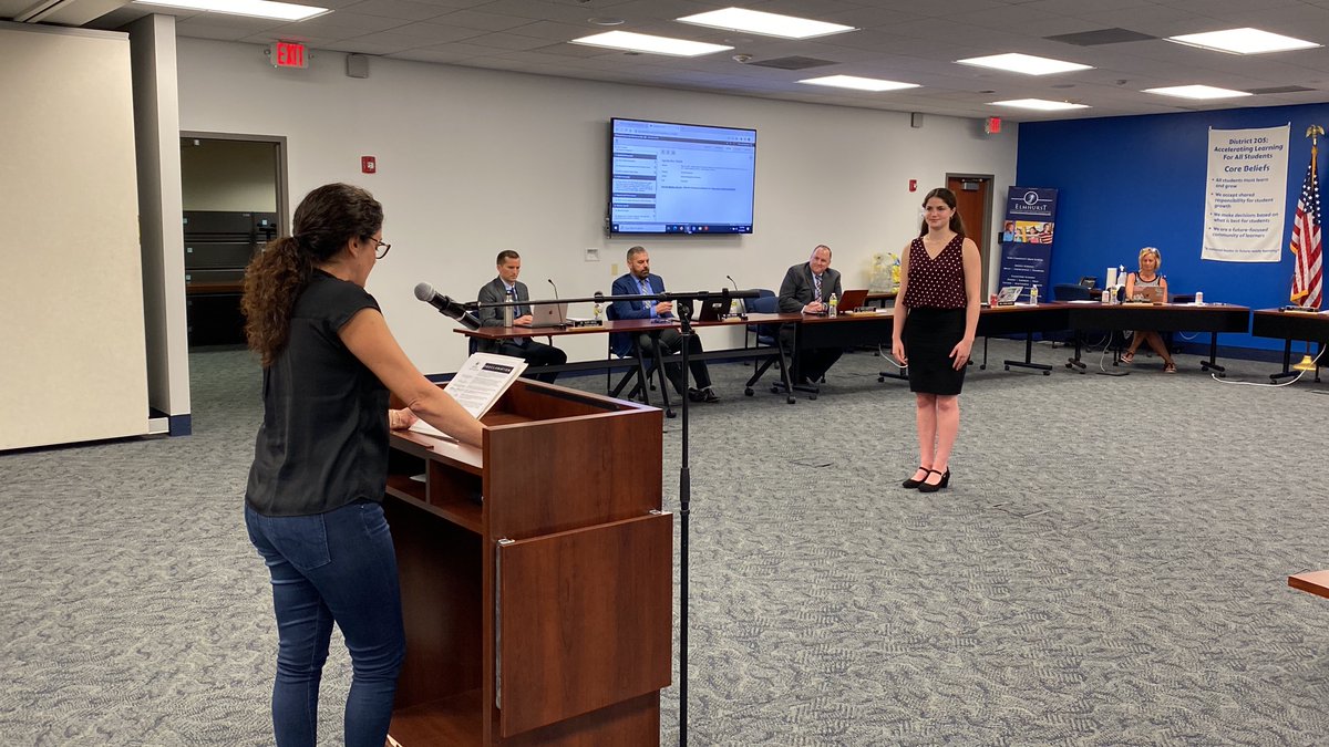 Kate Brody was honored at tonight’s <a href="/ElmhurstD205/">Elmhurst CUSD 205</a> Board Meeting for earning 3rd place in Advertising in the <a href="/IHSA_IL/">Illinois High School Association #IHSA</a> Journalism State Series! <a href="/MsFroats/">Ms. Payton Froats</a> and I are so proud of her accomplishment—can’t wait to see what she accomplishes over the next 3 years! #thisisyork