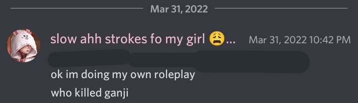 flutterboof's tweet photo. i cannot make this shit up on my god this aged to badly im sorry ganji fans https://t.co/4qnbIoZqsy