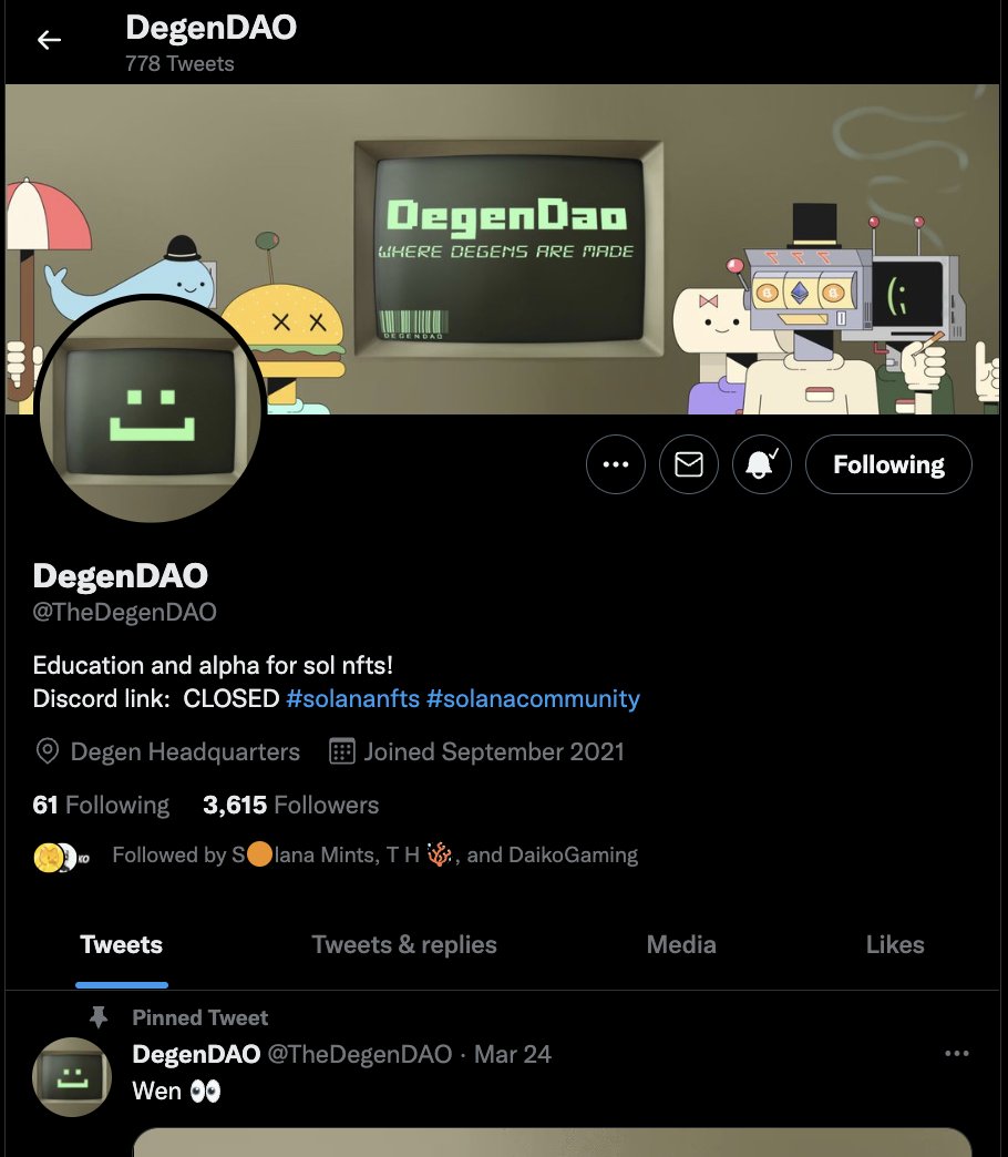 Sparriax3's tweet photo. @TheDegenDAO pray to get w https://t.co/iDY3tEKnu6