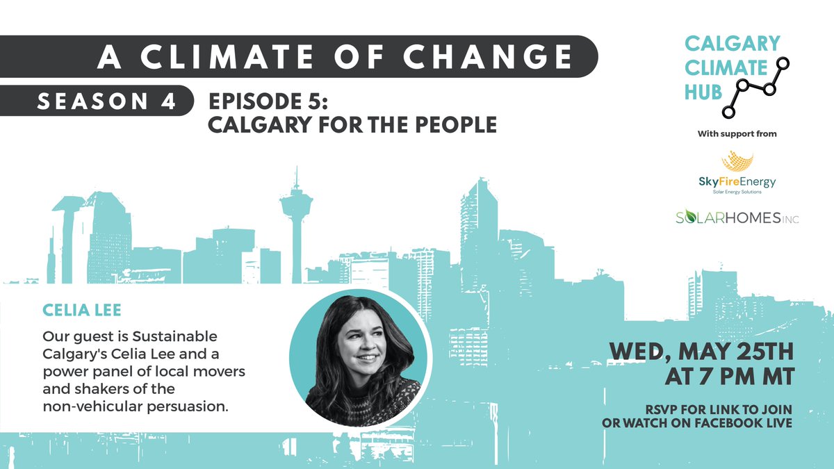 ClimateHubYYC's tweet photo. Density. Tactical Urbanism. Active Transportation. Public Transit. 15 Minute City. Walkable, breathable LIVABLE communities. The world is changing. Calgary will too.

#CalgaryForThePeople is LIVE on Wednesday May 25th at 7pm. Join us. It's for YOU 

RSVP: https://t.co/UL63VmnSgn https://t.co/1VfrCpCEvM