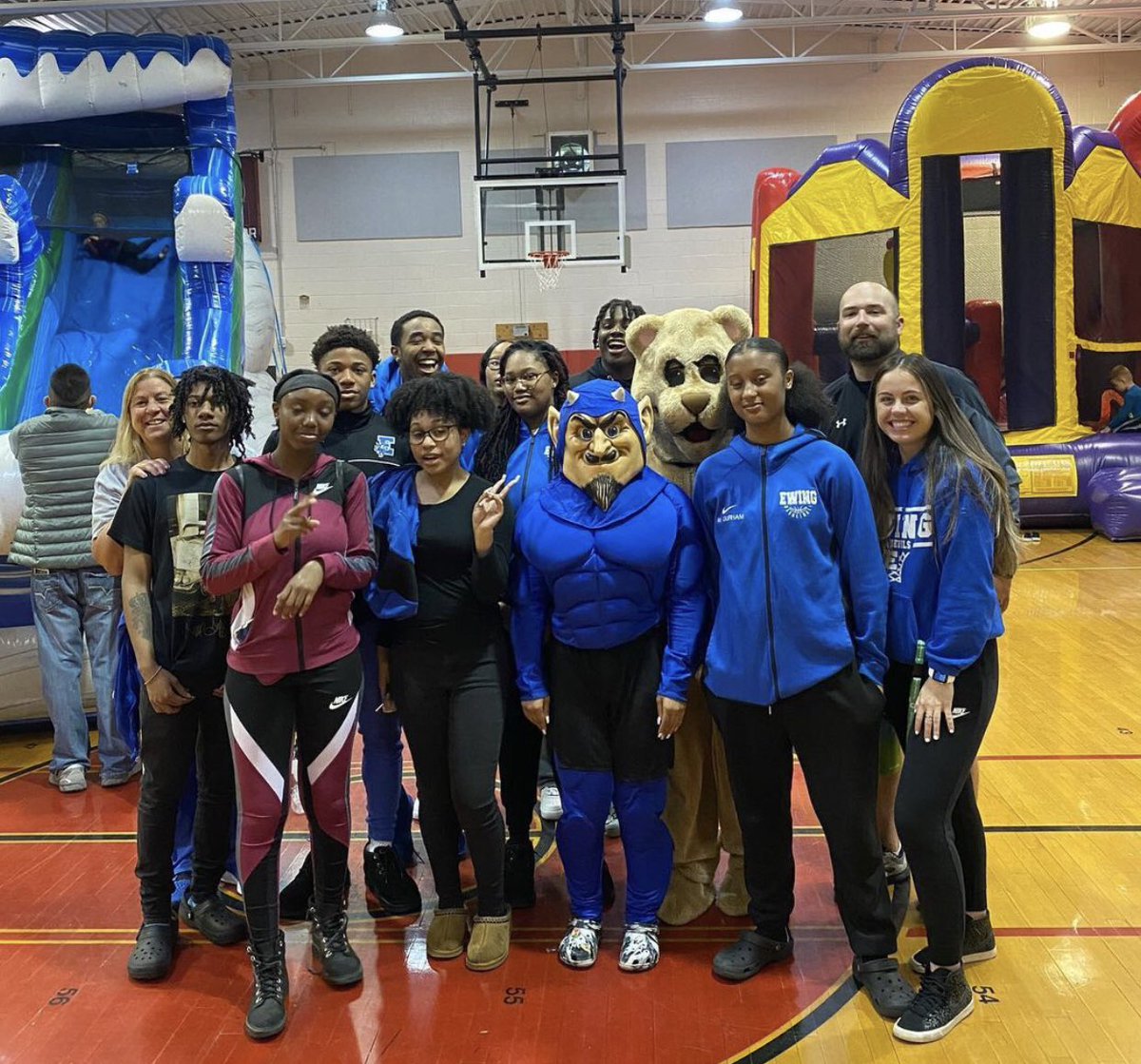 EwingHighGBB's tweet photo. A special thanks to the Ewing Board of Education, the Ewing Township Council, & the Mercer County Commissioners for celebrating our amazing season and accolades. A huge thank you to the POAC Autism Walk for allowing us to volunteer for such an amazing event! #EwingPride https://t.co/HdXG4dAaG5