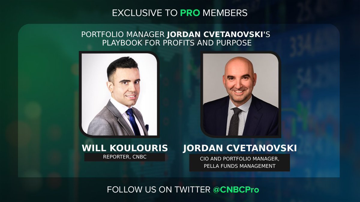 CNBCi's tweet photo. For @CNBCPro subscribers: Join us as CNBC’s @WillKoulouris quizzes Pella Funds Management’s Jordan Cvetanovski on how to invest during the market turmoil. 📈 Watch live at 1:30pm SGT/ 6:30am BST / 1:30am ET on Wednesday, May 11. ➡ Submit questions here: https://t.co/u0RrPmwd6G https://t.co/sCivszF2xa