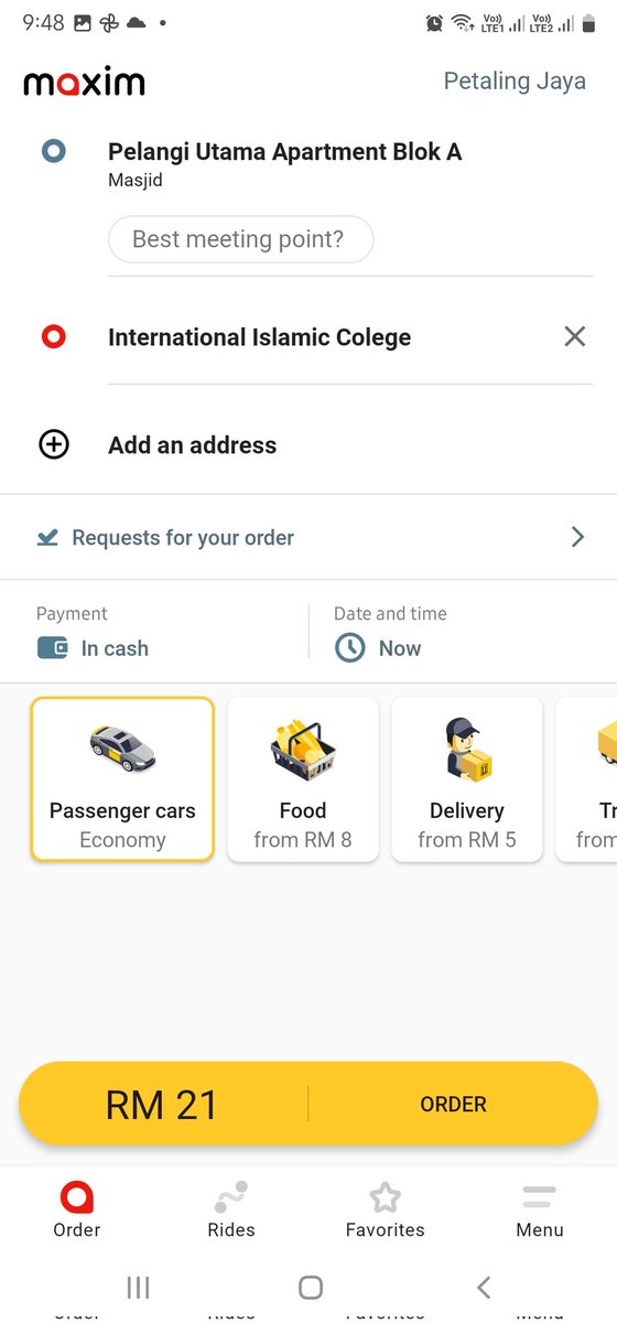 H_Bakkaniy's tweet photo. Sekadar nak menunjukkan betapa harga .@GrabMY makin hari makin tak masuk akal serupa harga Yahudi pergi Tel Aviv balik hari.

Perbandingan dengan InDriver, Maxim, AirAsiaRide (takkan guna sebab sama sial majalnya).

Akan kembali kepada teksi,bas,LRT,MRT. https://t.co/BkeUcRk9PS