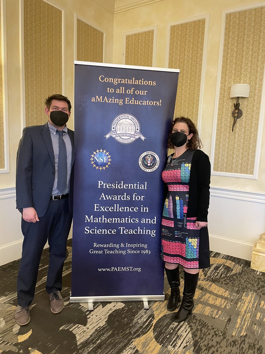 Finally hanging out IRL  w/ fellow amazing Chem educator and 2019 &amp; 2021 #PAEMST finalist <a href="/romano_mich/">Michael Romano</a> at <a href="/MASchoolsK12/">Massachusetts K-12</a> #aMAzingEducators #nerdychic