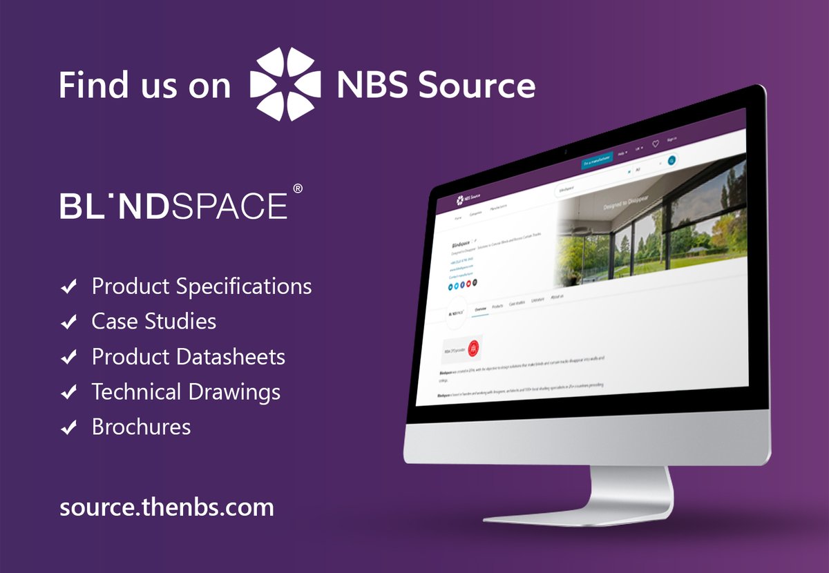 We like hiding things however we are happy if you find us on @theNBS Source. #NBS #NBSsource #newbuild #blinds #architect #decor #interiordesign #architecture #architecturaldetails #architecture_masters #archidetails #architecturelovers