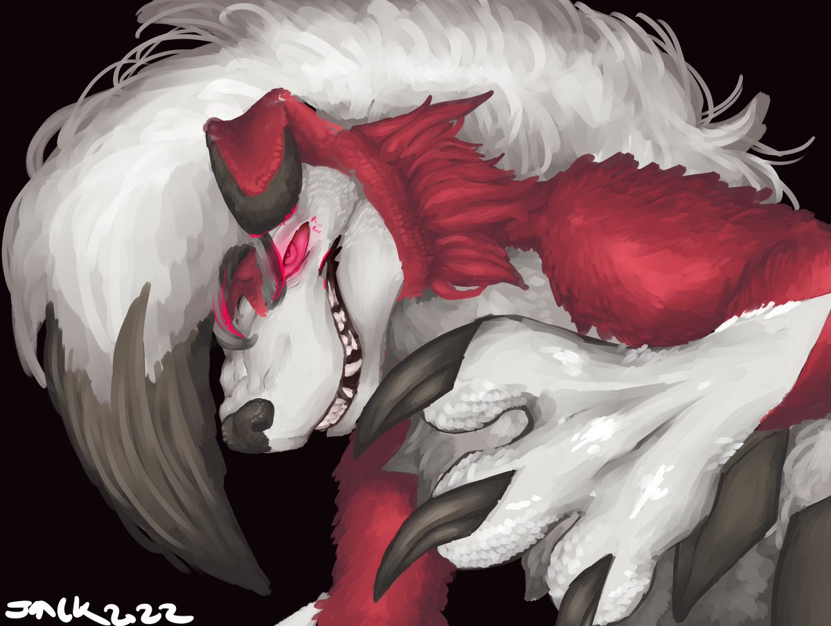 Pokemans 
#pokemon #lycanroc #pokemonart #lycanrocart #art #digitalart #rendered #renderedart #werewolf #midnightlycanroc