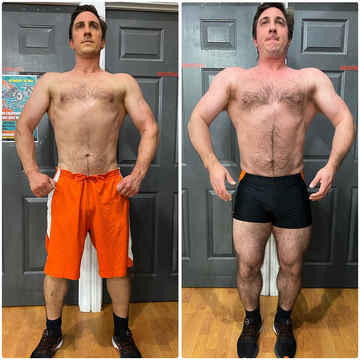 Exactly 8 months on my ‘Accountability Program’ and 50 lbs of #weightgain with my #personaltraining client Marc. He’s been fully dedicated to #buildingmuscle this #bulkseason while the custom #mealplan consistently increased!

#transformationtuesday #andreasathletes #bodybuilding