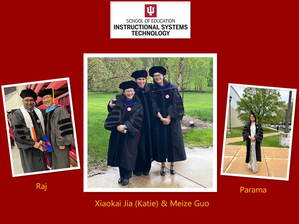IU_IST's tweet photo. Huge Congrats to all #IST_Graduate_Students! @IU_IST
All the best to you all in your next journey! #ISTrocks #ISTstars 🥳🥳🥳👏👏👏🎉🎉🎉 https://t.co/wRqE1LarKj